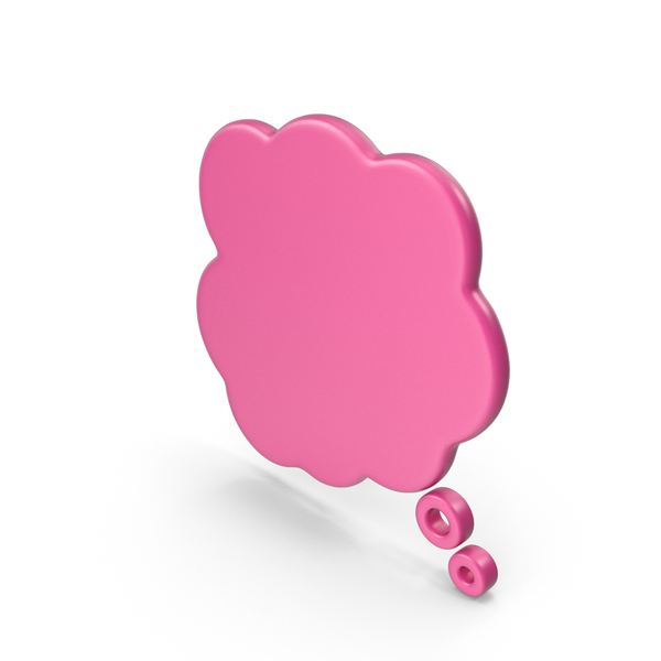 Balloon: Speech Bubble Pink PNG & PSD Images