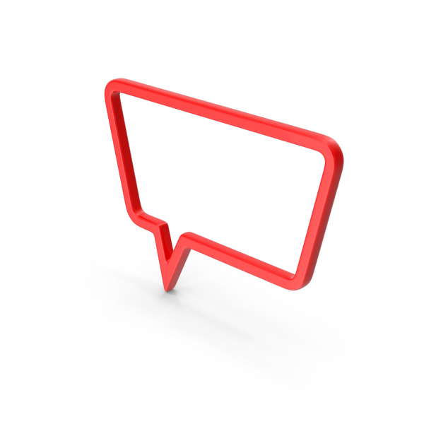 Balloon: Speech Bubble Red PNG & PSD Images Balloon: Speech Bubble Red PNG & PSD Images