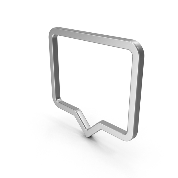 Balloon: Speech Bubble Silver PNG & PSD Images Balloon: Speech Bubble Silver PNG & PSD Images