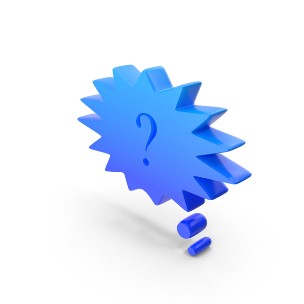 Speech Bubble Star Blue PNG & PSD Images