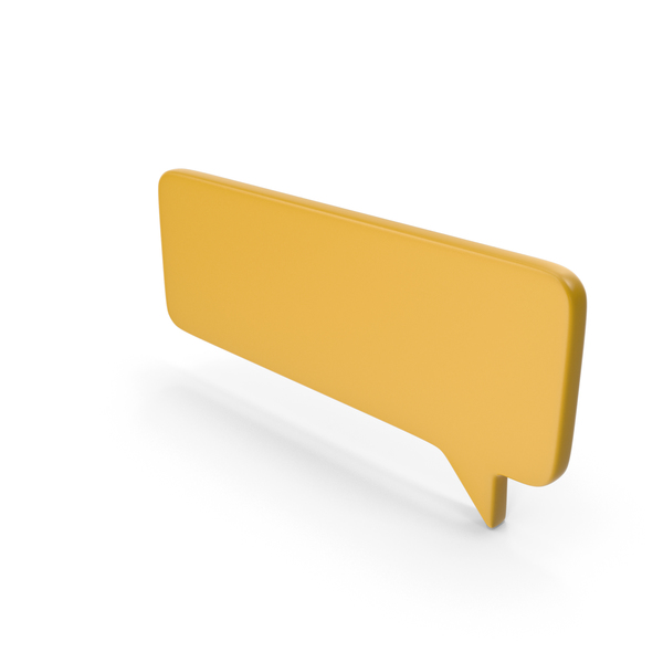 Balloon: Speech Bubble Yellow PNG & PSD Images Balloon: Speech Bubble Yellow PNG & PSD Images