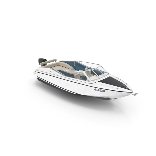 Motorboat: Speedboat With Tent PNG & PSD Images
