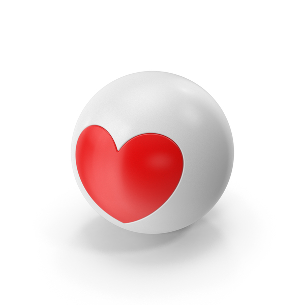 Symbols: Sphere with Heart White and Red PNG & PSD Images Symbols: Sphere with Heart White and Red PNG & PSD Images