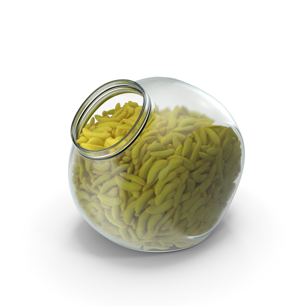 Bear: Spherical Jar with Gummy Bananas PNG & PSD Images Bear: Spherical Jar with Gummy Bananas PNG & PSD Images