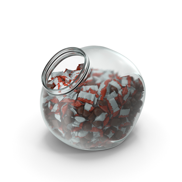 Spherical Jar with Mini Chocolate Candies PNG & PSD Images Spherical Jar with Mini Chocolate Candies PNG & PSD Images
