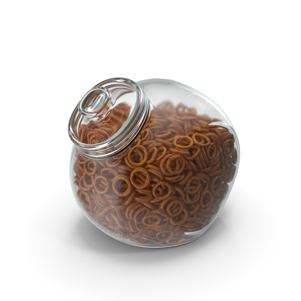 Spherical Jar with Pretzel Rings PNG & PSD Images Spherical Jar with Pretzel Rings PNG & PSD Images