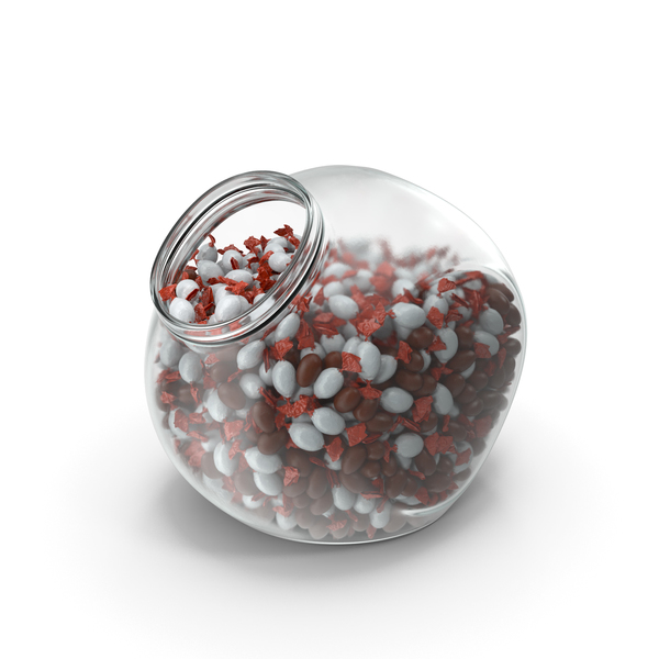 Spherical Jar with small chocolate eggs PNG & PSD Images Spherical Jar with small chocolate eggs PNG & PSD Images