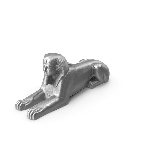 The Great: Sphinx Statue Metal PNG & PSD Images