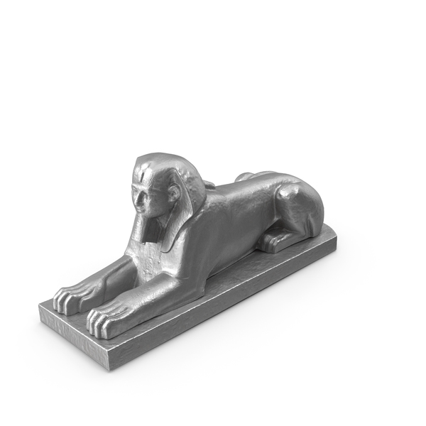 The Great: Sphinx Statue Pedestal Metal PNG & PSD Images