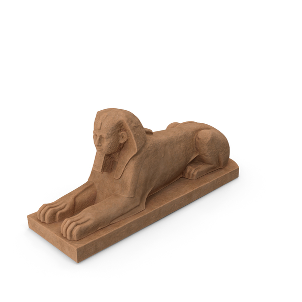 The Great: Sphinx Statue Pedestal Sandstone PNG & PSD Images