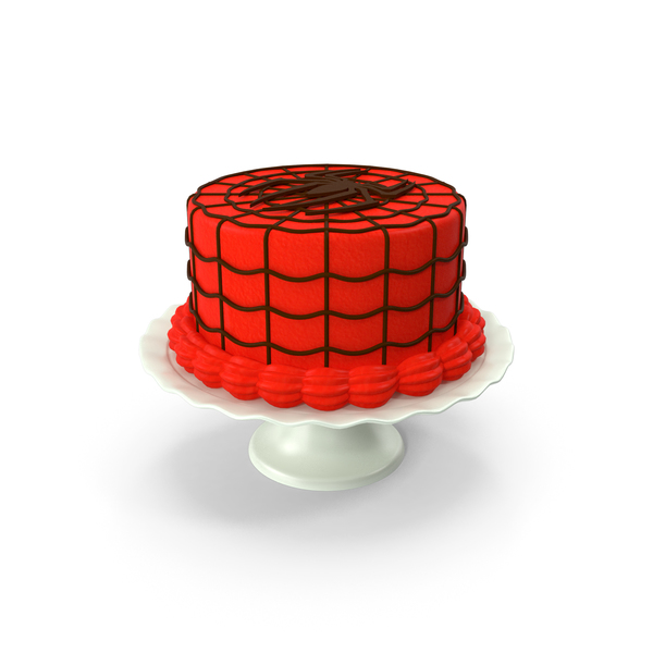 Birthday: Spiderman Cake PNG & PSD Images