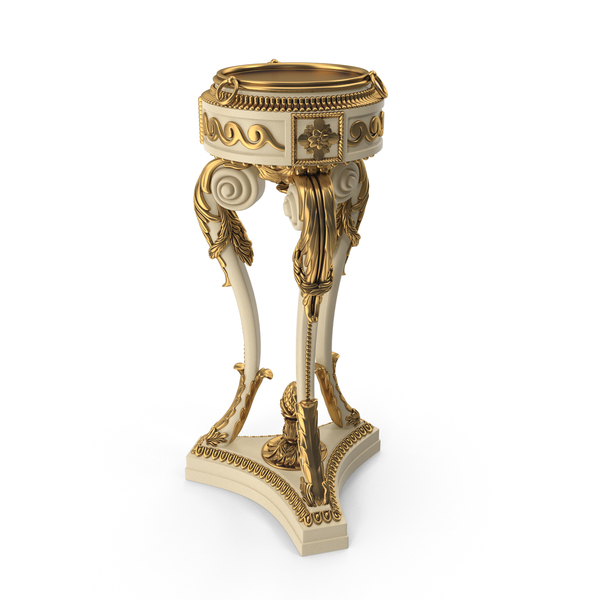Spinner Beige Golden Baroque Planter PNG & PSD Images Spinner Beige Golden Baroque Planter PNG & PSD Images