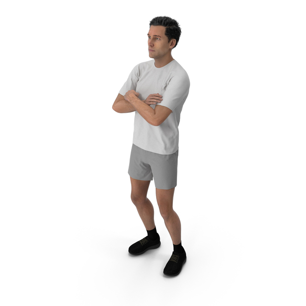 Sport Man With Crossed Arms PNG Images & PSDs for Download | PixelSquid ...