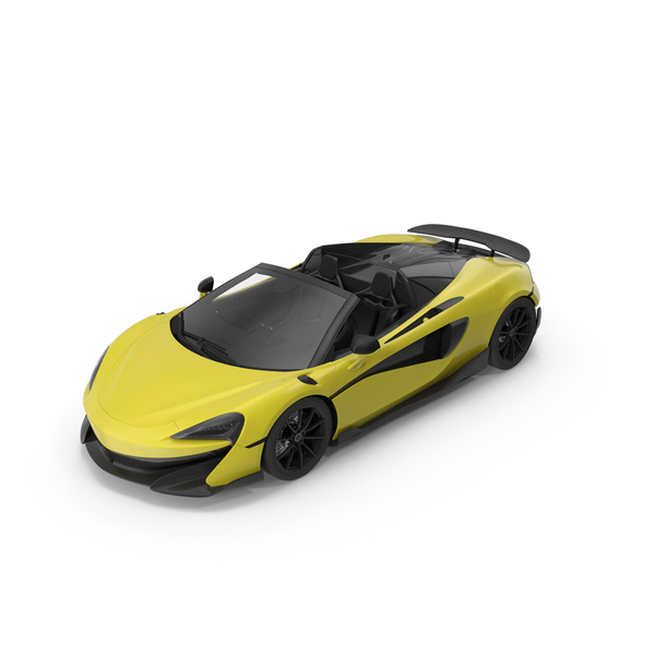 Sports Car Yellow PNG & PSD Images