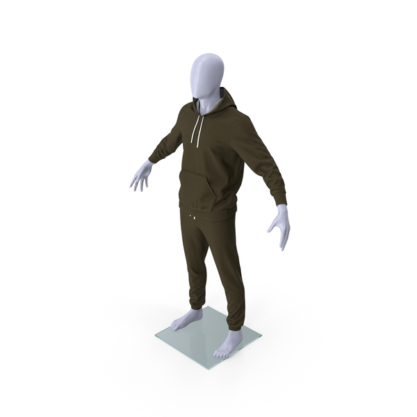 Sweatpants: Sportswear Suit Lowered Hood on Mannequin PNG & PSD Images Sweatpants: Sportswear Suit Lowered Hood on Mannequin PNG & PSD Images