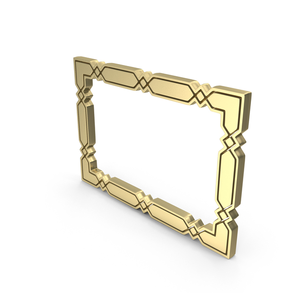 Picture: Square Boarder Frame Gold PNG & PSD Images