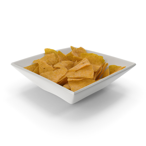 Square Bowl with Corn Tortilla Nacho Chips PNG & PSD Images Square Bowl with Corn Tortilla Nacho Chips PNG & PSD Images