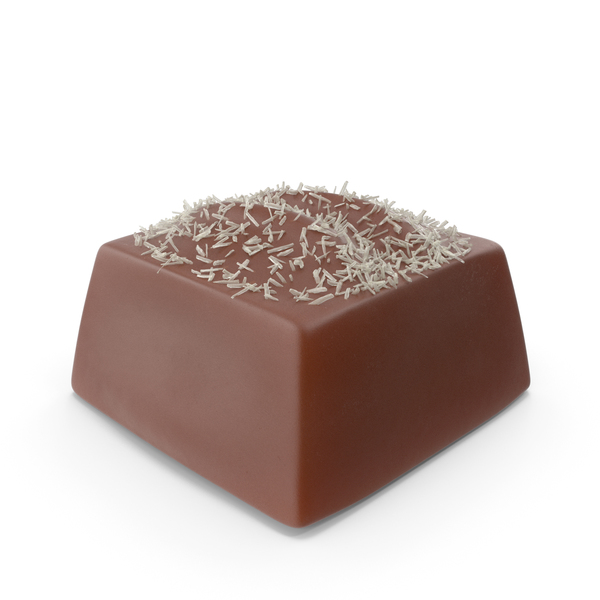 Square Chocolate Candy With Coconut PNG & PSD Images Square Chocolate Candy With Coconut PNG & PSD Images