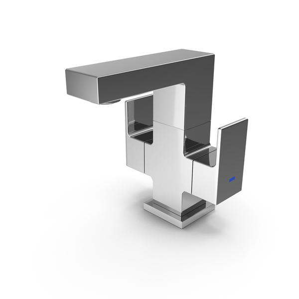Bathroom Accessories: Square Chrome Basin Mixer Wydon PNG & PSD Images