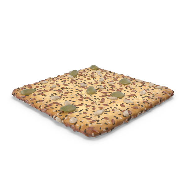 Square Cracker With Mixed Healthy Seeds PNG & PSD Images Square Cracker With Mixed Healthy Seeds PNG & PSD Images