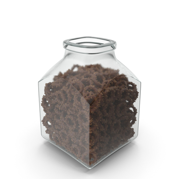 Snack Food And: Square Jar With Chocolate Covered Rings With Nuts PNG & PSD Images Snack Food And: Square Jar With Chocolate Covered Rings With Nuts PNG & PSD Images