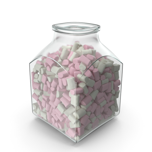 Marshmallow: Square Jar with Marshmallows PNG & PSD Images Marshmallow: Square Jar with Marshmallows PNG & PSD Images