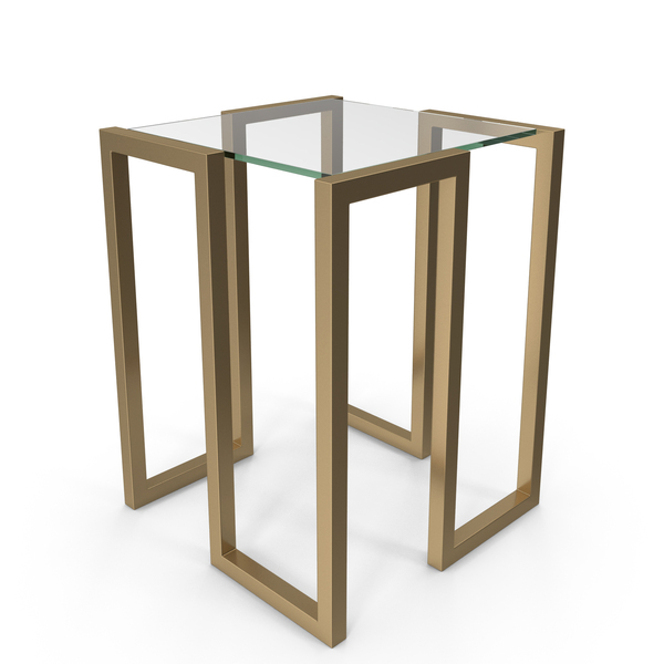 Square Metal & Glass End Table PNG & PSD Images Square Metal & Glass End Table PNG & PSD Images