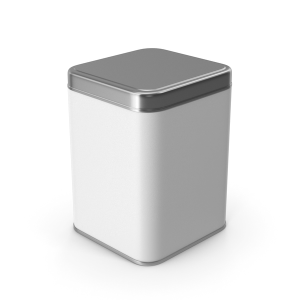 Tin Can: Square Metal Jar PNG & PSD Images Tin Can: Square Metal Jar PNG & PSD Images