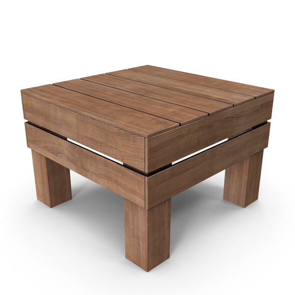 Square Wooden Coffee Table PNG & PSD Images