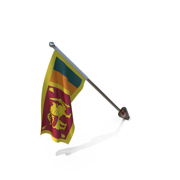 Sri Lanka Cloth Wall Mount Flag Stand PNG & PSD Images