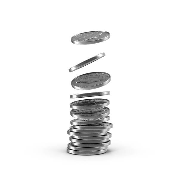 Nickel Coin: Stack of Nickels PNG & PSD Images