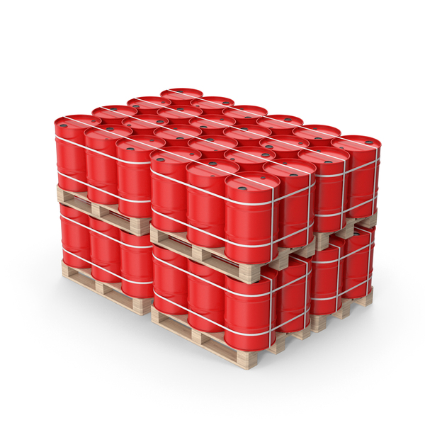 Barrel: Stack Of Red Barrels On Wooden Pallets PNG & PSD Images Barrel: Stack Of Red Barrels On Wooden Pallets PNG & PSD Images