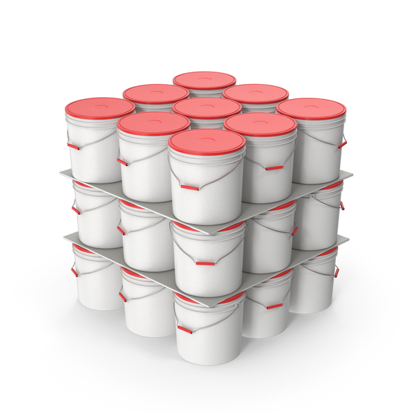 Can: Stack Of Red Plastic Paint Buckets PNG & PSD Images Can: Stack Of Red Plastic Paint Buckets PNG & PSD Images