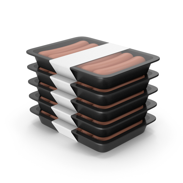 Food Container: Stack Of Sausage Packages PNG & PSD Images Food Container: Stack Of Sausage Packages PNG & PSD Images