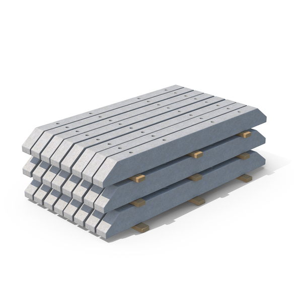 Wood Boards: Stacked Concrete Spur / Slabs PNG & PSD Images