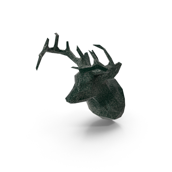 Mounted Animal: Stag Head PNG & PSD Images