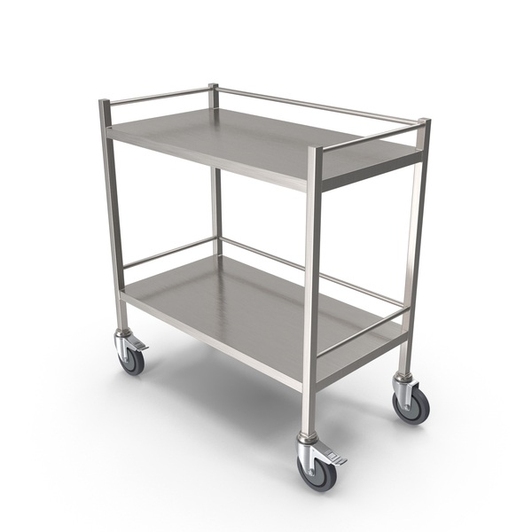 Medical Table: Stainless Steel Cart PNG & PSD Images Medical Table: Stainless Steel Cart PNG & PSD Images
