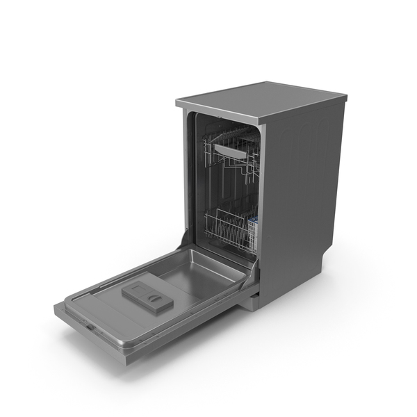 Stainless Steel Dishwasher Machine PNG & PSD Images