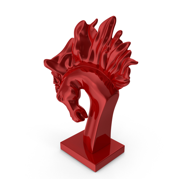 Horse: Stallion Statue Red PNG & PSD Images Horse: Stallion Statue Red PNG & PSD Images