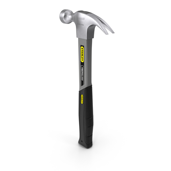 Hammer: Stanley Grey Fiberglass Curve Claw PNG & PSD Images Hammer: Stanley Grey Fiberglass Curve Claw PNG & PSD Images