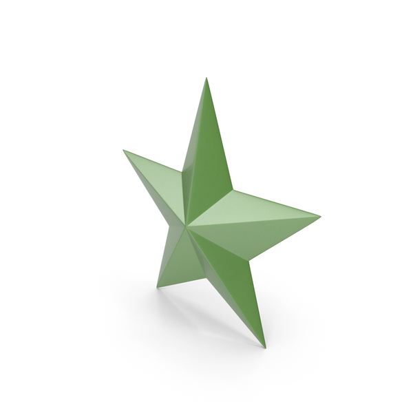 Symbol: Star Green PNG & PSD Images