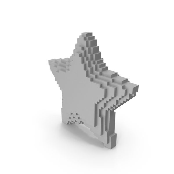 Symbols: Star Voxel PNG & PSD Images Symbols: Star Voxel PNG & PSD Images