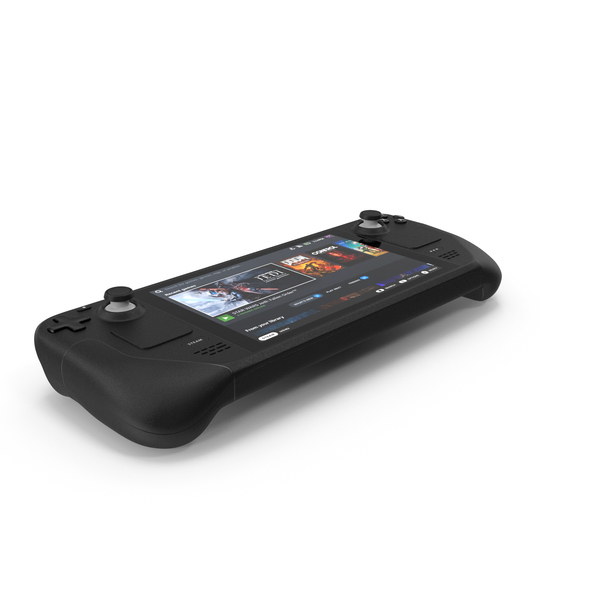 Steam Deck Handheld Gaming Computer ON PNG & PSD Images Steam Deck Handheld Gaming Computer ON PNG & PSD Images