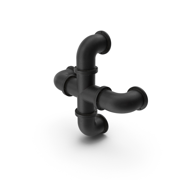 Industrial: Steampunk Pipes Painted PNG & PSD Images