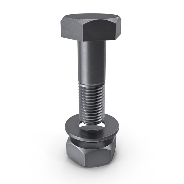Steel Hex Bolt Set Fixed PNG & PSD Images Steel Hex Bolt Set Fixed PNG & PSD Images