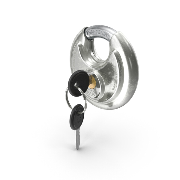 Steel Round Padlock With Keys PNG & PSD Images Steel Round Padlock With Keys PNG & PSD Images