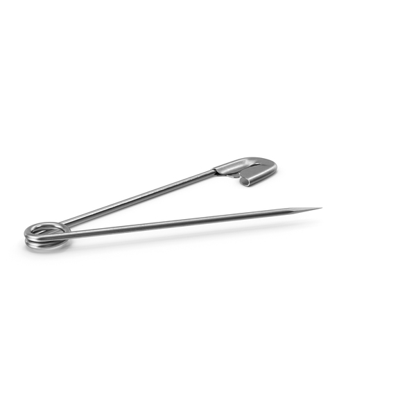 Steel Safety Pin Opened PNG & PSD Images Steel Safety Pin Opened PNG & PSD Images