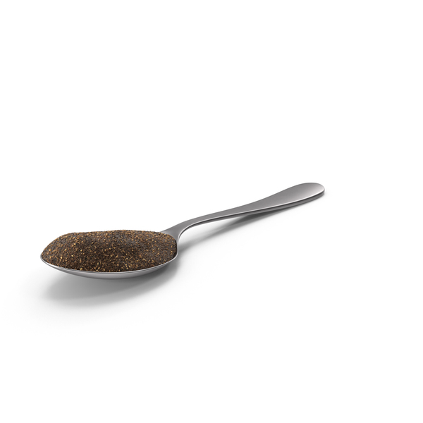 Steel Spoon Full With Pepper PNG & PSD Images