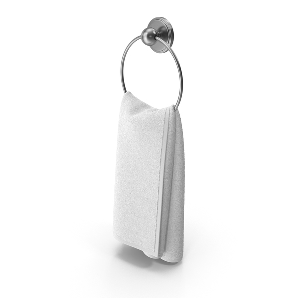 Industrial Equipment: Steel Towel Ring with White Towel PNG & PSD Images Industrial Equipment: Steel Towel Ring with White Towel PNG & PSD Images
