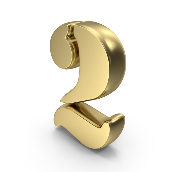 Language: Stencil Font 2 Gold PNG & PSD Images